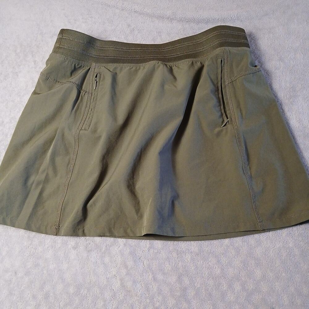 Love Life Live Womens Size XL Skort Olive Green Pockets